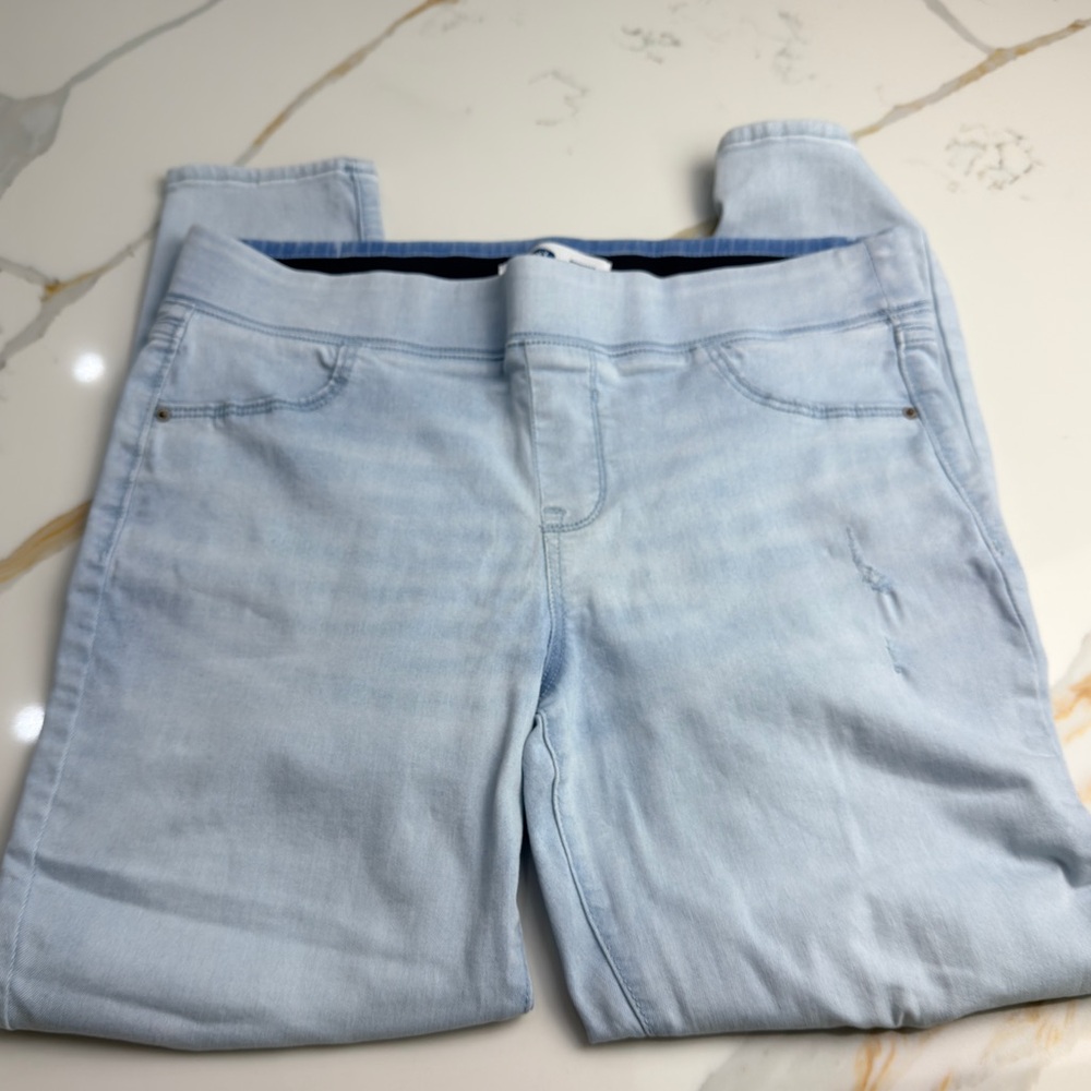 Old Navy Rockstar Skinny Pull-On Jeggings Jeans Blue
